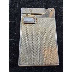 Vintage FORMULA silver plated Lighter Lacoste‎ Emblem Refillable Butane